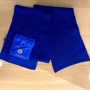 Authentic Moncler wool blend scarf